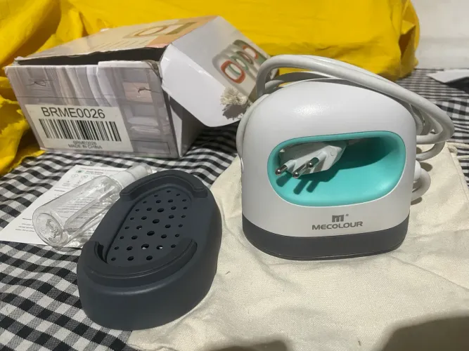 Mecolour Easy Iron Mini Prensa Térmica Cor Azul