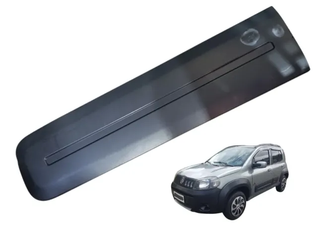 Friso Porta Dianteira Esquerda Fiat Uno Way 2011 C/detalhe Preto