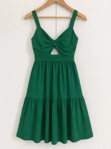 Vende-se vestido verde curto