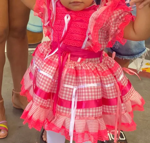 Vestido de quadrilha 1 ano