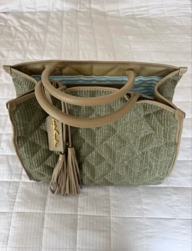 Bolsa luiza barcelos grande praia verde oliva