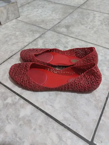 Sandália Vermelha Melissa + Campana