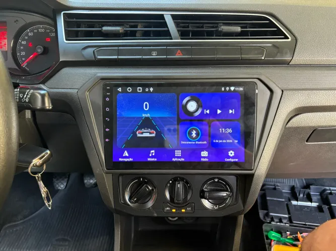 Multimídia GOl G7/G8 9P Android 2ram 32g CarPlay YouTube Netflix Waze Bluetooth