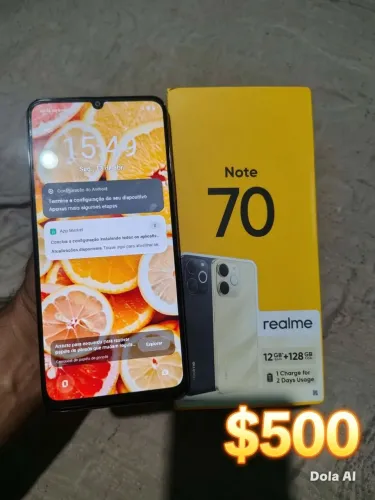 Realme note 70 zerado