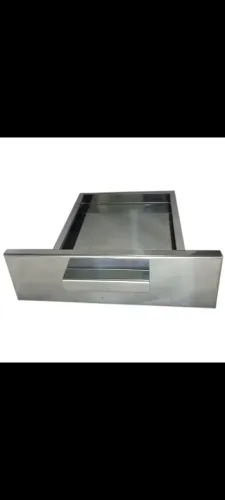Gaveteiro e moldura inox (NOVO) de Churrasqueira 
