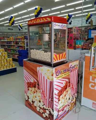 Pipoca e Algodão Doce à Vontade 
