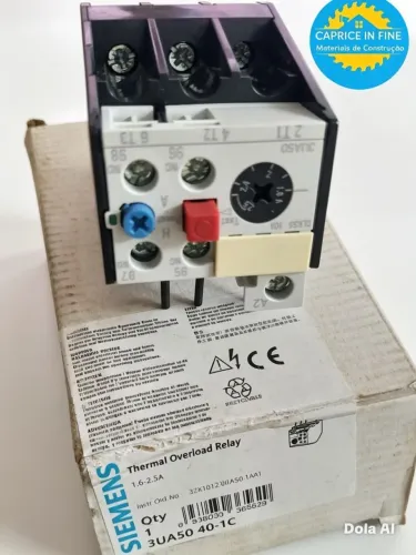 Relé sobrecarga térmica siemens 3ua50 40 1c 