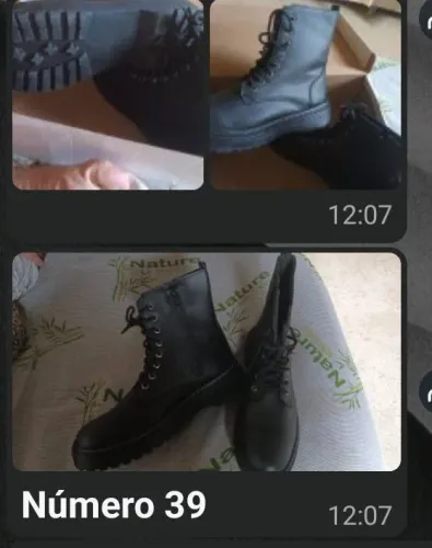 Bota feminina número 39 preta