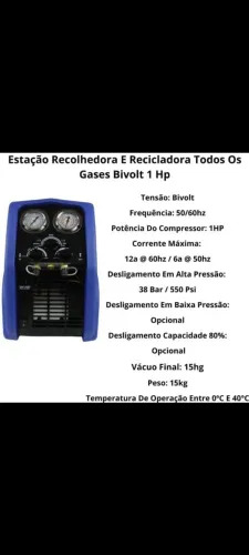 Estação recolhera 1Hp