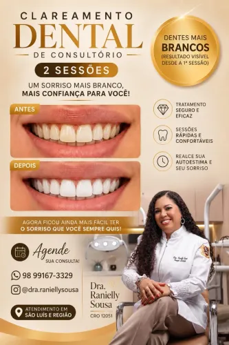 Clareamento dental promocional