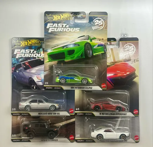 Hot Wheels Fast & Furious Comemorativo 25 anos 