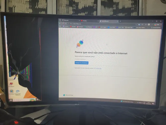 Vendo 2 monitores Samsung 27" curvos com defeito