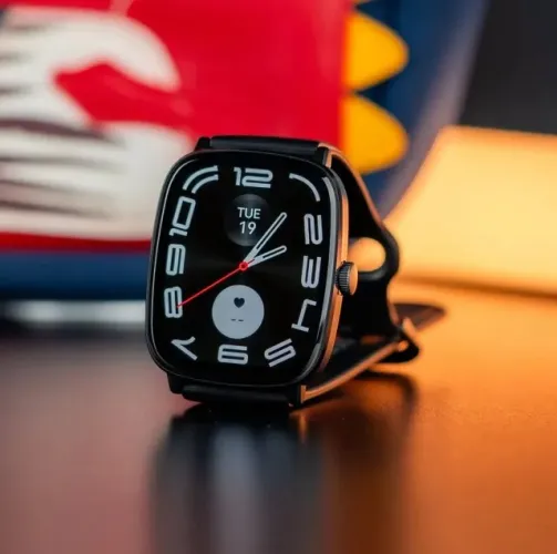 Smartwatch Haylou RS5 Tela AMOLED 2.01" Dual-Core Chamadas Bluetooth