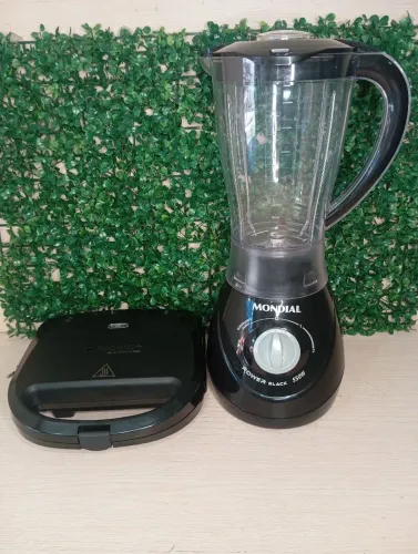 Sanduicheira grill e liquidificador