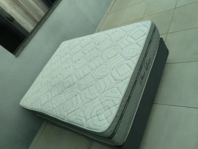 Cama box casal molas ensacadas (entrega grátis)