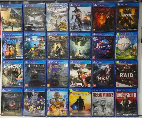 Jogos PS4 - valores na descrição - envio pela Olx