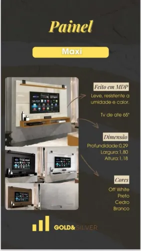 Painel para TV até 65 polegadas