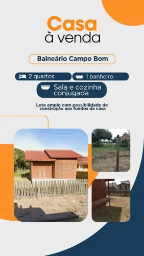 Casa de praia Balneário Campo Bom SC