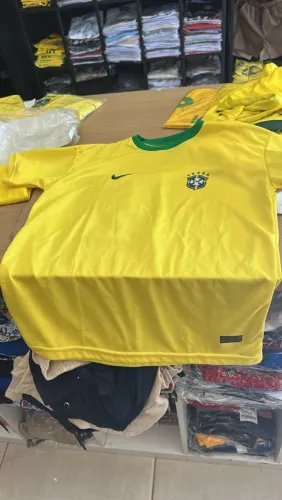 CAMISAS DO BRASIL DRY FIT - cor amarela. Tamanhos M, G e GG.
