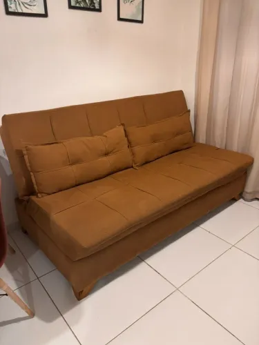 Sofá Cama Retrátil Confortável - Novo!