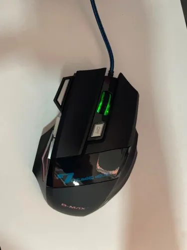 Mouse Gamer B-Max com Iluminação LED RGB