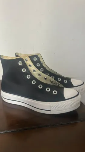 Converse All Star Cano Alto - Preto