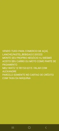 Oportunidade de montar seu próprio negócio 