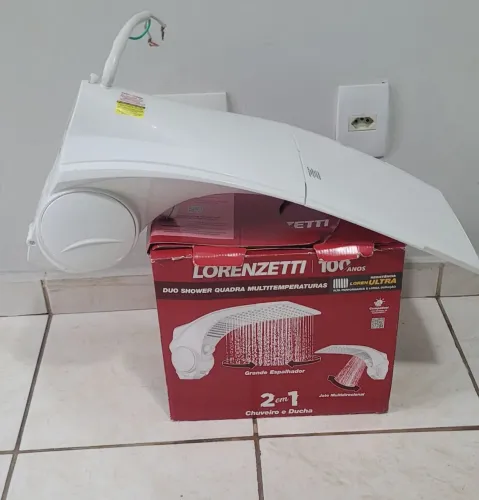 Chuveiro lorenzetti duo shower multitemperaturas