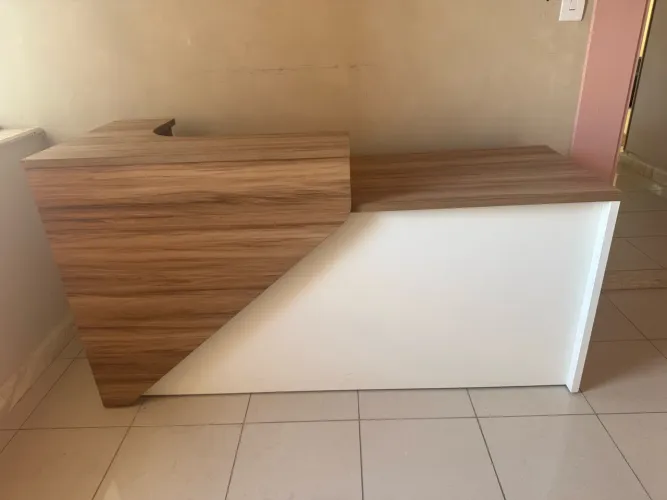 Balcão para recepção