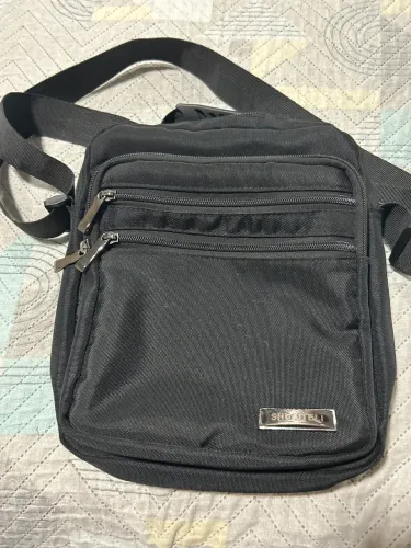 Bolsa tiracolo em Nylon 6 compartimentos