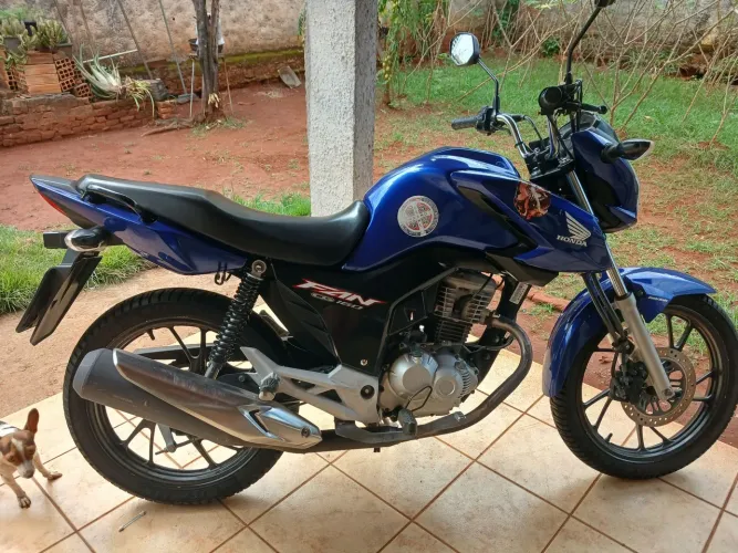 Moto fan 160 azul, 21/22 única dona.