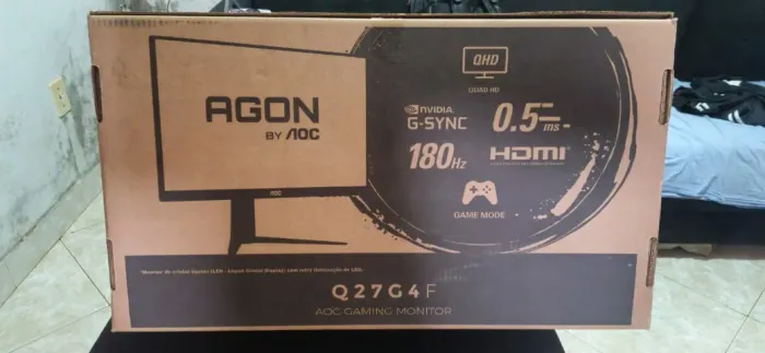 Monitor AOC Agon 27 pol QHD 180hz 0.5ms NA GARANTIA