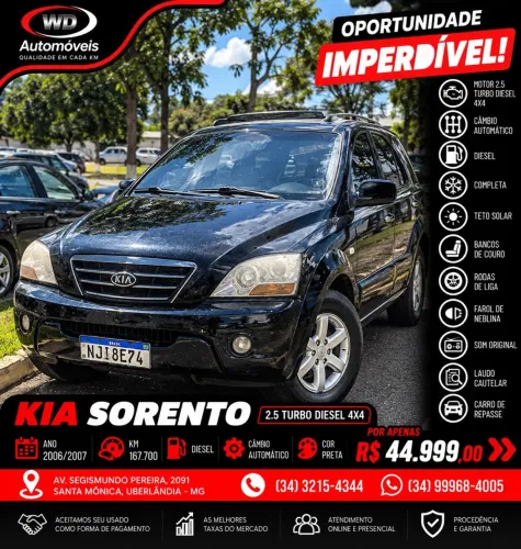 Kia Motors Sorento EX 2.5 140/170cv 4X4 Aut.diesel 2007