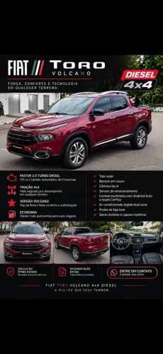 Fiat Toro Volcano 2.0 16V 4X4 TB Diesel Aut. 2017