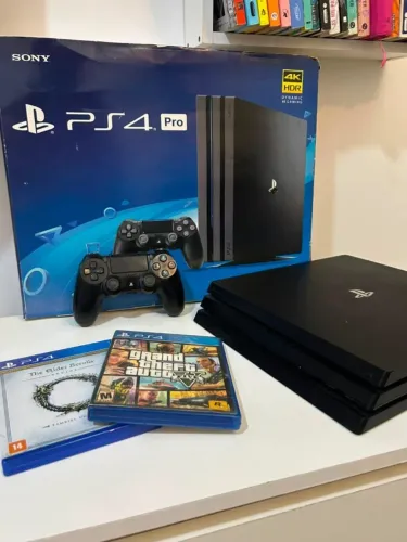 Ps4 pro com jogos