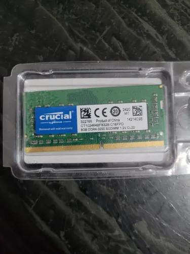 Memória RAM 8 Gb crucial