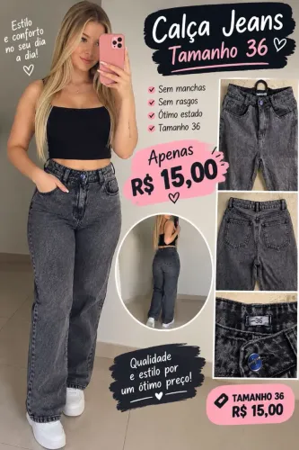 Calça jeans feminina