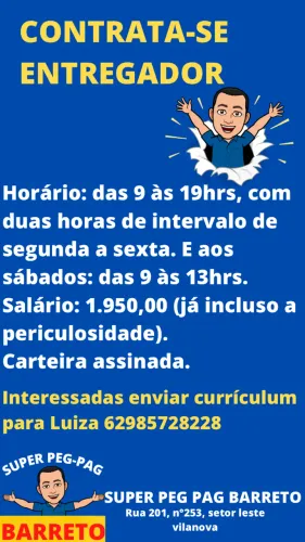 Entregador de mercadoria