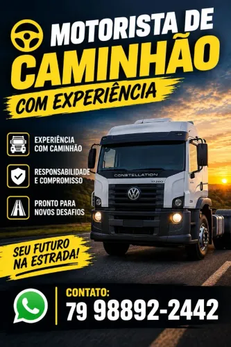 Motorista com experiência *
