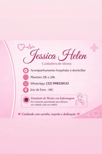 Ofereço serviço de Cuidadores de idosos ?