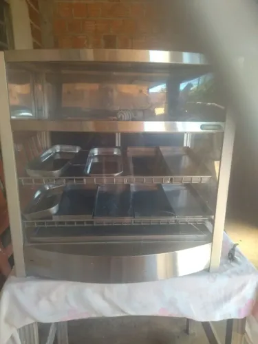 Estufa para salgados de 8 bandejas