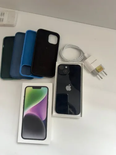 IPHONE 14 128GB UNICO DONO TODO ORIGINAL, COM CAIXA E ACESSORIOS (SAUDE DA BATERIA 83%)