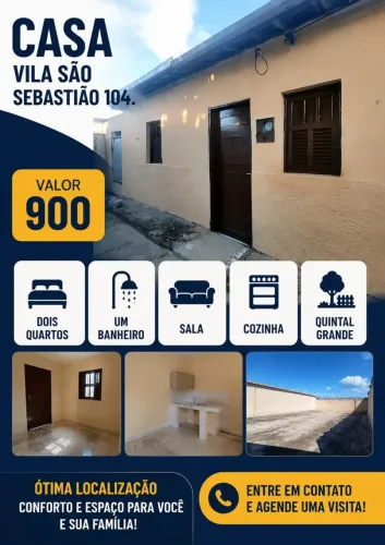 Casa para aluguel tem 60 metros quadrados com 2 quartos em Torre - João Pessoa - PB