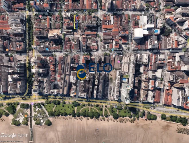 R$ 3,200 milhoes. Terreno à venda em Santos-SP, no Gonzaga, com 300m² de área. Imperdível