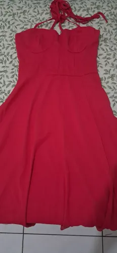 Vestido longo vermelho