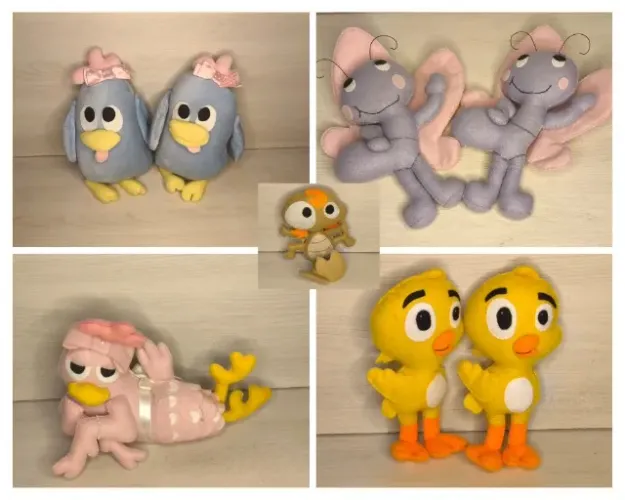 Kit Pelúcias Galinha Pintadinha (26 pelúcias)
