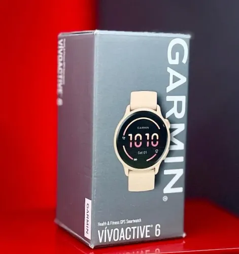 Garmin Relógio Vivoactive 6 - METALLIC PINK DAWN -42MM -Produto Novo Com Garantia da Loja