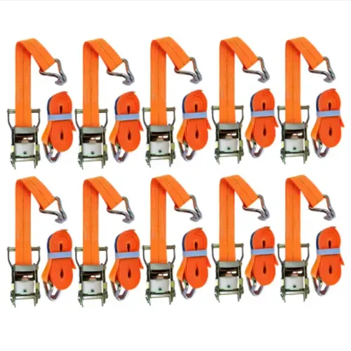 KIT 10 CINTAS COM CATRACA 1,5 TONELADA 9 METROS Poliéster MUKE TOOLS