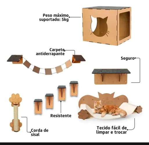 Vendo kit Gato Novo já montado. R$ 50,00