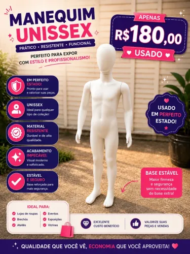Manequim infantil completo (usado)